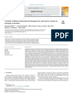 A Holistic Resilience Framework Development For Rural Power Systems in Emerging Economies