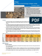 WFP Situation Report On Fire in The Rohingya Refugee Camp (23.03.2021)