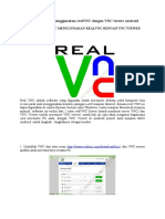 Remote Desktop PC Menggunakan RealVNC Dengan VNC Viewer Android
