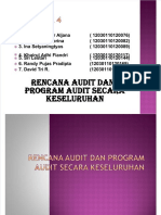 Perancangan Audit Secara Keseluruhan Dan Desain Audit Program 1