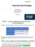 LTC Under Special Cash Package: Annexure - 1