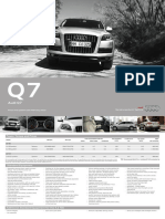 Audi Q7: Price and Options List February 2015