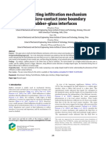 Fluid Wetting in Filtration Mechanism at The Micro-Contact Zone Boundary of Rubber - Glass Interfaces