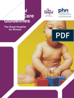 GP antenatal guidelines for low-risk pregnancies