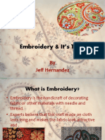 Embroidery & It's Types: by Jeff Hernandez