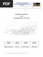 Tiling Work Method Statement | PDF | Tile | Adhesive