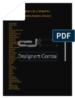 By Categories - Fashion Designers' Directory