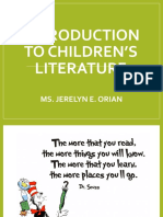 Introduction To Children's Literature