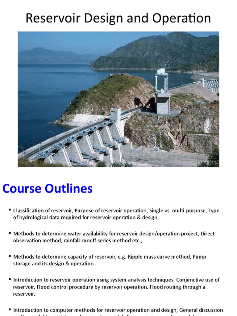 Reservoir Design and Operation | PDF | Fault (Geology) | Reservoir