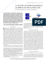 Characterizations of Cu/Sn-Zn Solder/Ag Interfaces On Photovoltaic Ribbon For Silicon Solar Cells