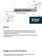 8 Breakeven Analysis