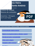 Padre António Vieira Síntese Da Unidade