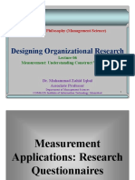 Lecture 06 Measurement - Understanding Construct Validity - II