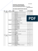 Jadwal UTS Sem. Genap 2020-2021