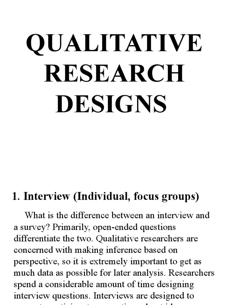 qualitative research design pdf 2021