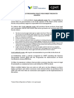 Responsible Purchasing Policy For Forest Products