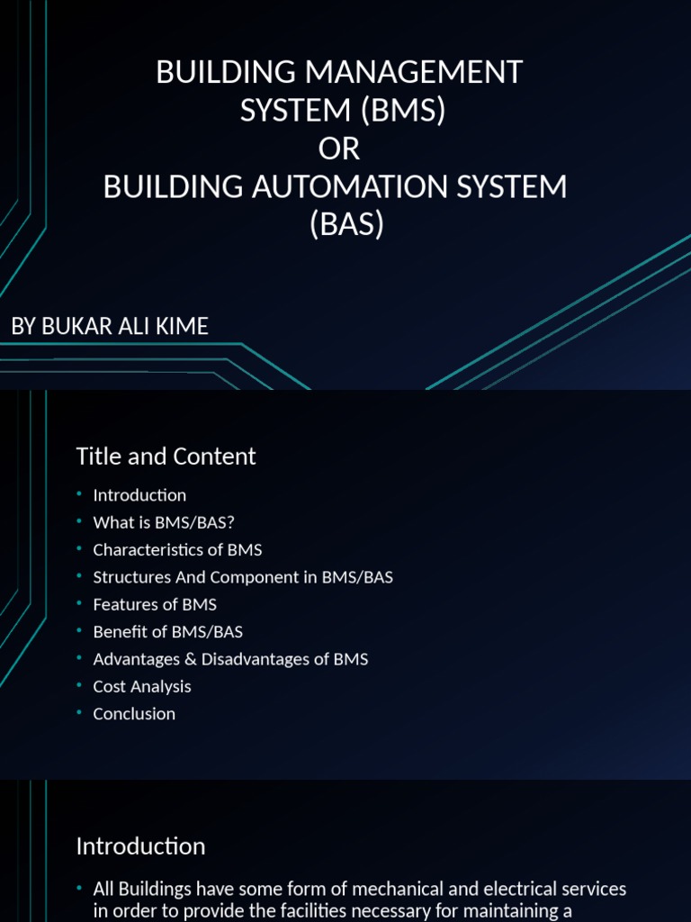 BMS vs BAS: Features, Benefits, Costs | PDF | Building Automation ...