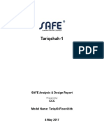 Tariqshah-1: SAFE Analysis & Design Report CCC Model Name: Tariq40-Floor4.fdb