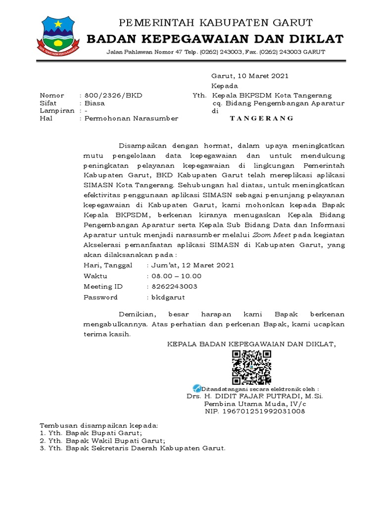 Surat Permohonan Narasumber Sosialisasi Simasn Sign Pdf