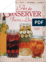 L Art de Conserver Fruits Et Legumes