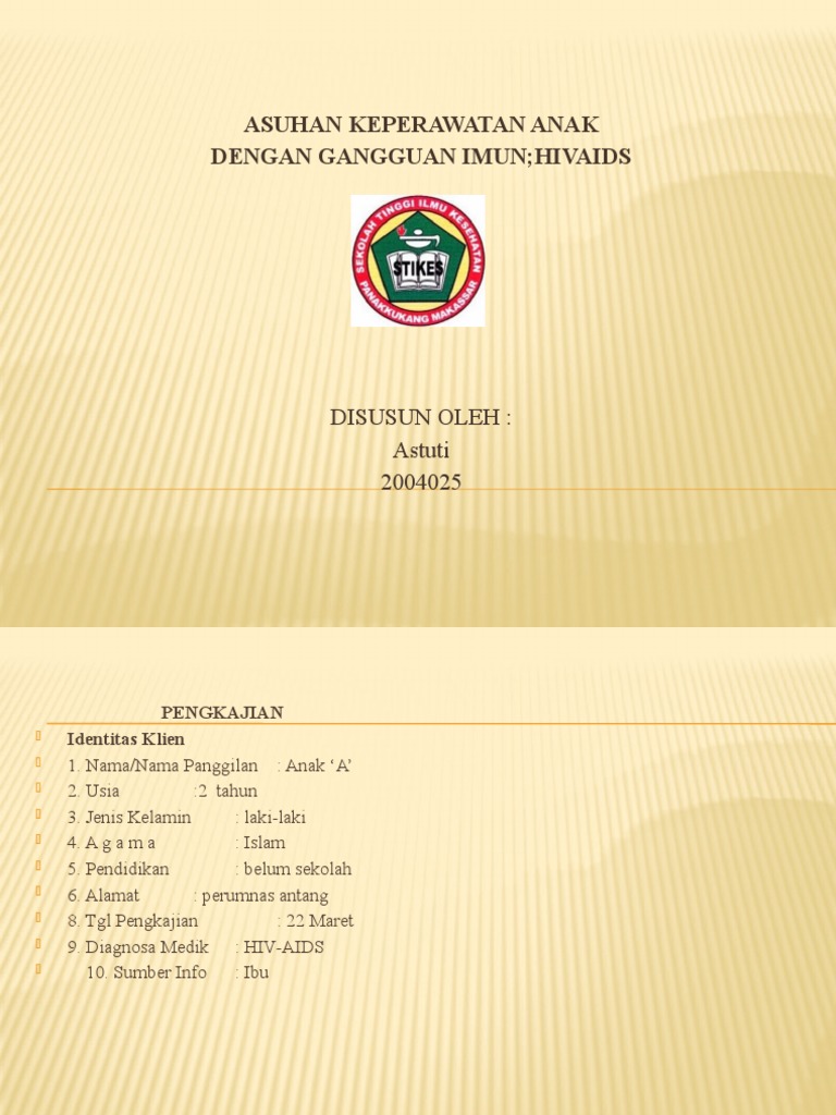 Asuhan Keperawatan Anak HIV/AIDS | PDF