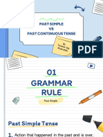 Past Simple VS Past Continuous Tense