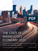 The State of Minnesota's Economy: 2020 An Economic Report From Center of The American Experiment