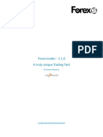 Forex Insider User Manual