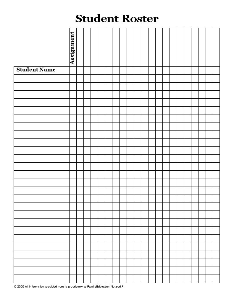 Student Assignment Roster Overview | PDF