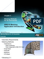 ANSYS Meshing Application Introduction: Meshing Methods For 3D Geometries