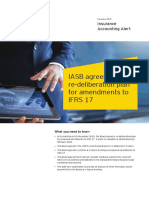 IASB Agrees Re-Deliberation Plan For Amendments To Ifrs 17: Insurance Accounting Alert
