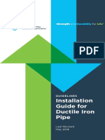 Guidelines Ductile Iron Pipe Installation DIPRA