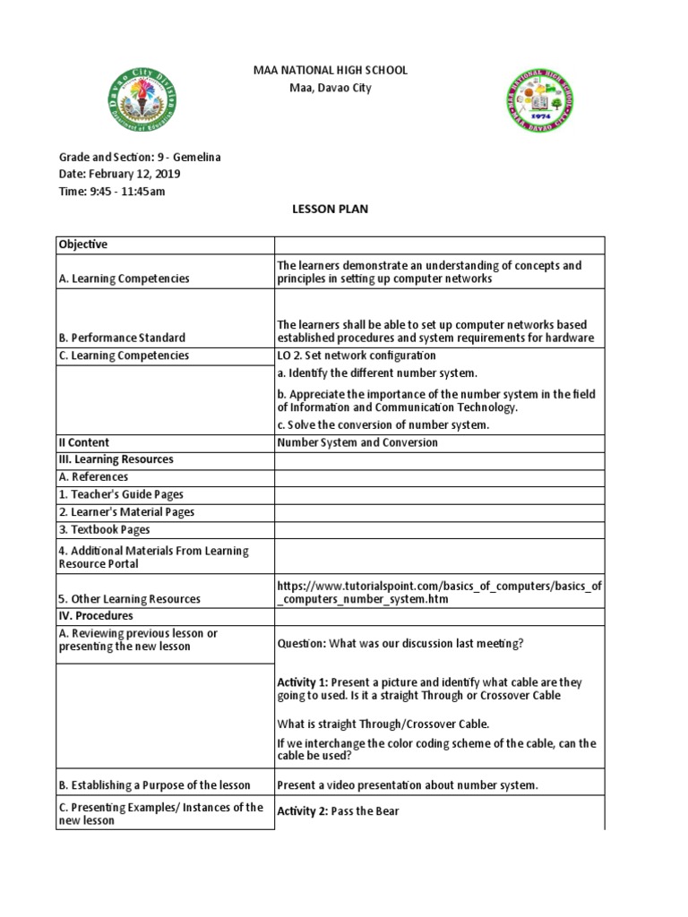 Sample Lesson Plan | PDF | Lesson Plan | Learning