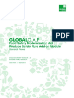 DRAFT GlobalGap FSMA GR V1 0 IF en