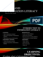 Media and Information Literacy