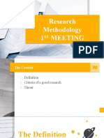 1st Meeting Research Methodoly