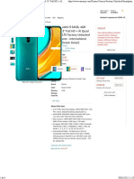 Xiaomi Redmi 9 64GB, 4GB RAM, 6.53' Full HD + AI Quad Camera, LTE Factory Unlocked Smartphone - International Version (Ocean Green)