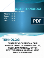 Pertemuan 1 (Konsep Teknologi)