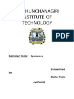 Adichunchanagiri Institute of Technology: Seminar Topic