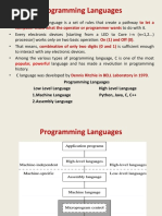 Programming Languages