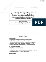 Aprendizaje 2-3 Lengua Desarrollo Típico