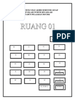 Denah Duduk Ujian Akhir Semester Genap 2016