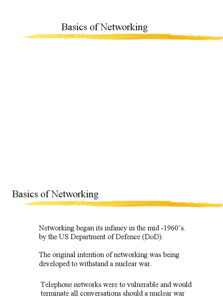 Networking - 1 | PDF | Computer Network | Data Transmission