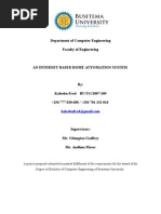Download FINAL YEAR PROJECT PROPOSAL FOR AN INTERNET BASED HOME AUTOMATION SYSTEM by Fred Kaleebu SN50027822 doc pdf
