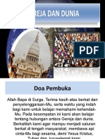 Gereja Dan Dunia