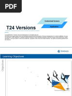 T24 Versions