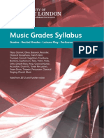 Music Grades Syllabus