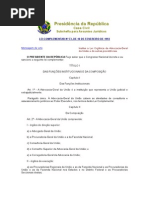 Lei Complementar 73 - 2003 -