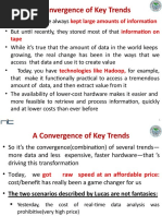 A Convergence of Key Trends: Kept Large Amounts of Information Information On Tape