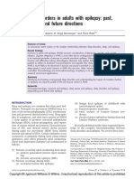 Sleep Disorders in Adults With Epilepsy: Past, Present, and Future Directions